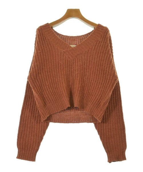 HOLIDAY(ホリデイ)ニット・セーター 茶 サイズ:F/2200555481011