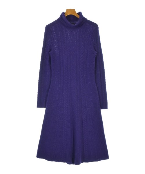 LAUREN Ralph Lauren(ローレンラルフローレン)ワンピース 紫 サイズ:M/2200686509028