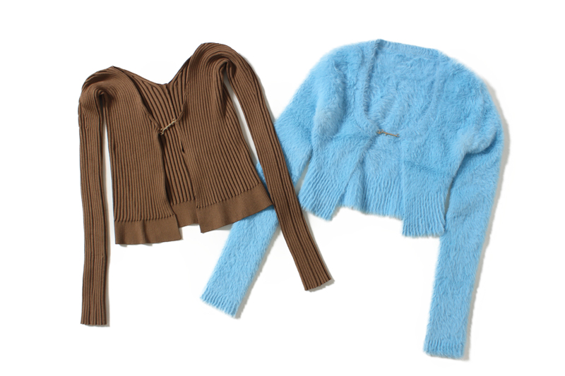 ブランドロゴカーディガン