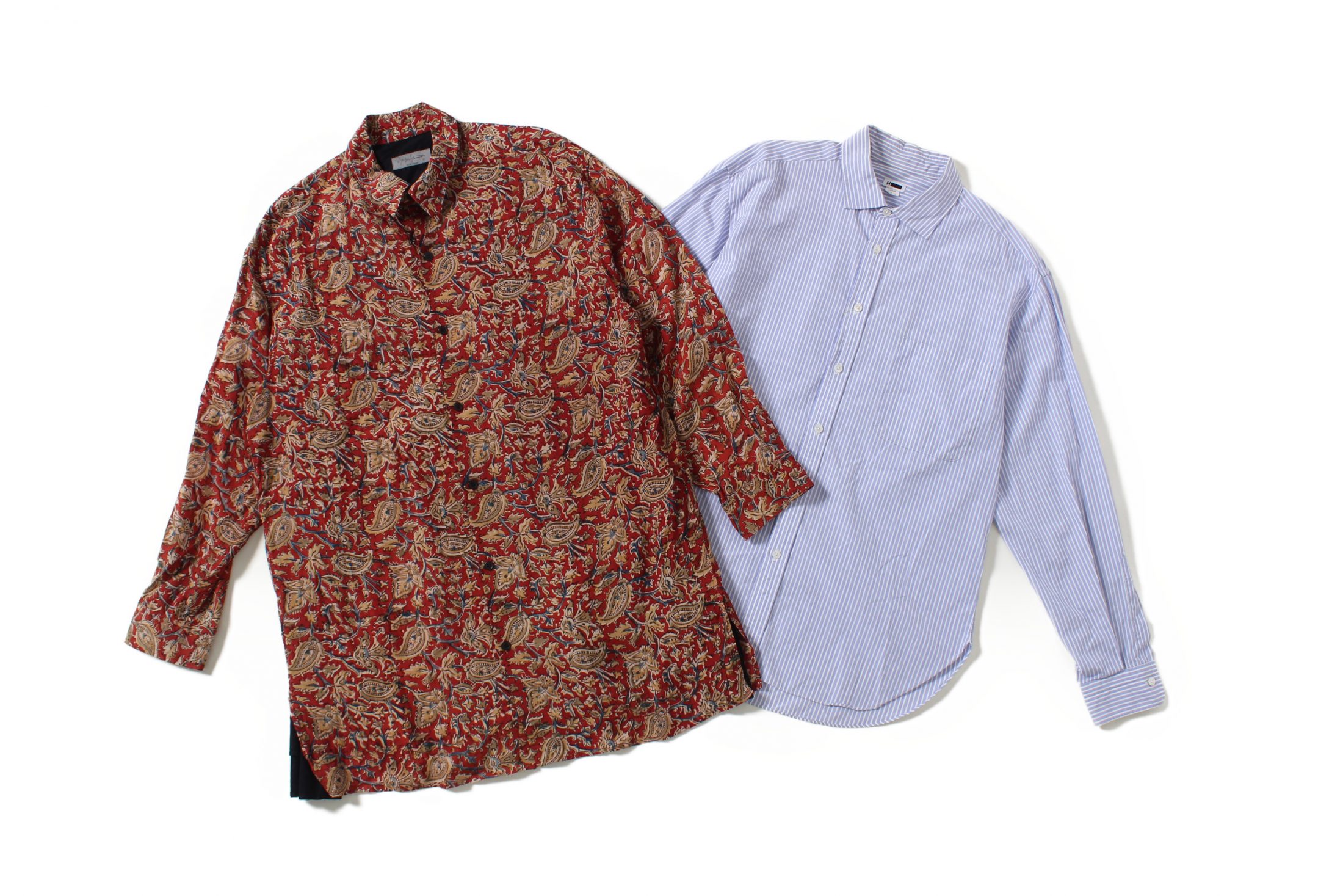 お買い取り強化　メンズ長袖シャツ　柄物