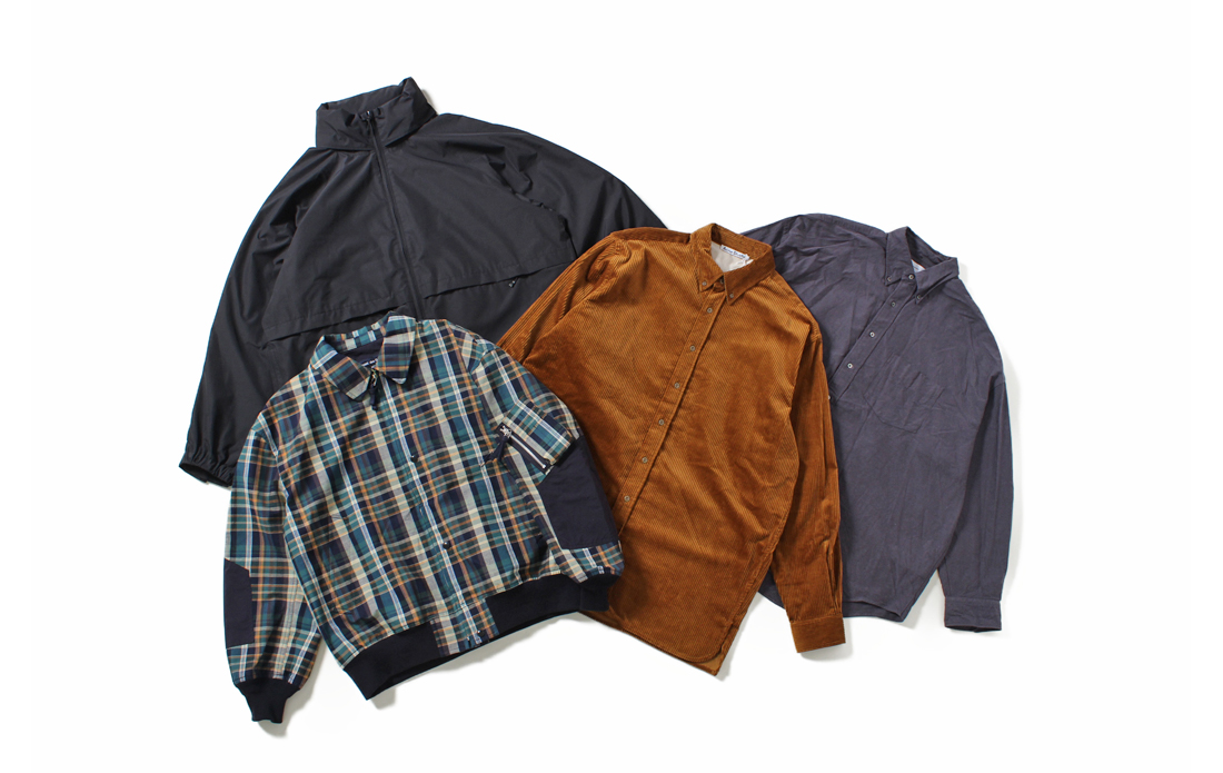 ［MEN］秋口に活躍する長袖シャツ＆ライトアウターを高価買取中！