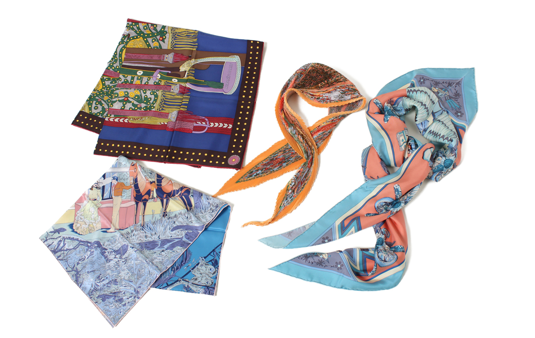 ［HERMES］カレ90・カレジェアンなどシルクアイテム買取強化中！