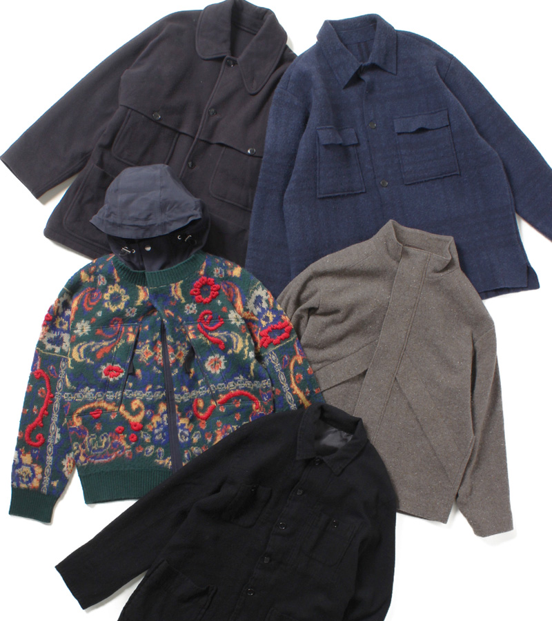 ウールブルゾン