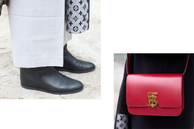 パンツ　セオリーリュクス　シューズ　アポム　バッグ　バーバリー