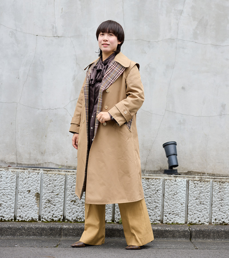 chubachi トレンチコート