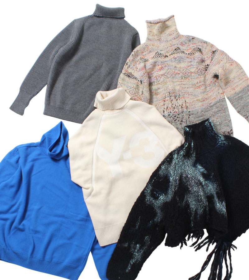 ニット タートルネック