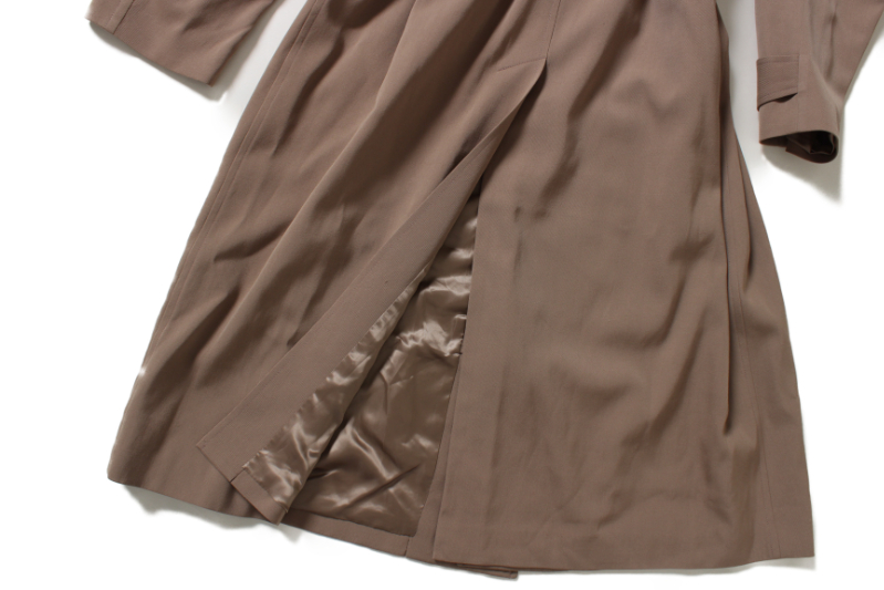 “ウールギャバジンベルテッドカーコート”