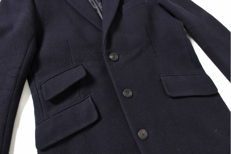 “ウールカシミヤメルトンエプソムコート”