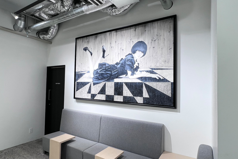 Radiant 2017年 日本画 原宿店1F展示風景