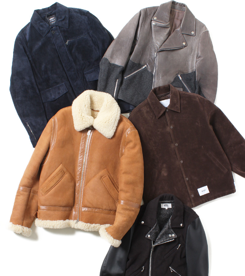 レザーブルゾン