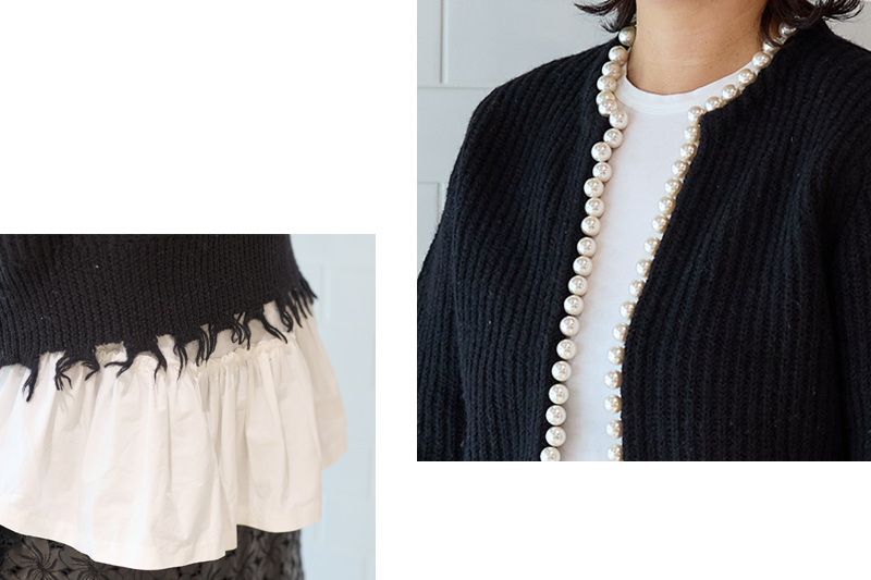 カットソー ヨーコチャン ニット マディソンブルー