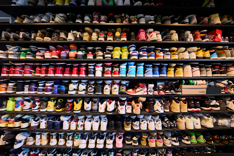 岩崎さんのシューズクローゼット