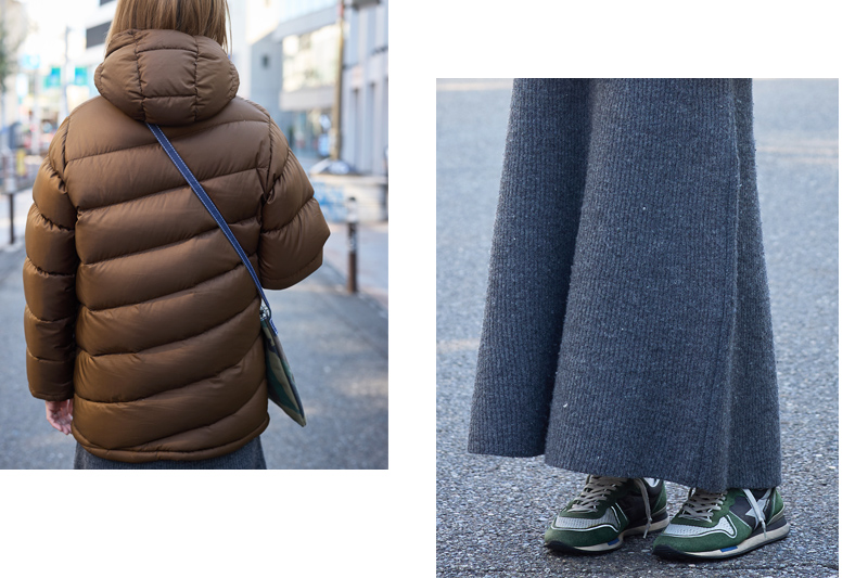 スカート　オーラリー　スニーカー　ゴールデングース