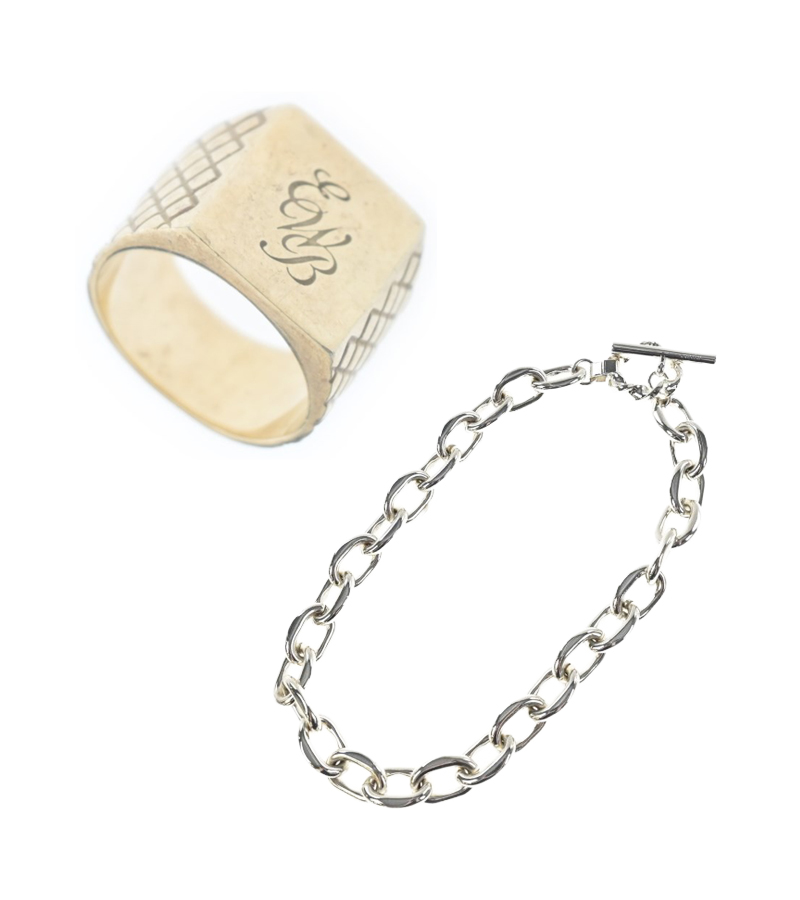 リング　アーネストダブルベイカー　ネックレス　システム