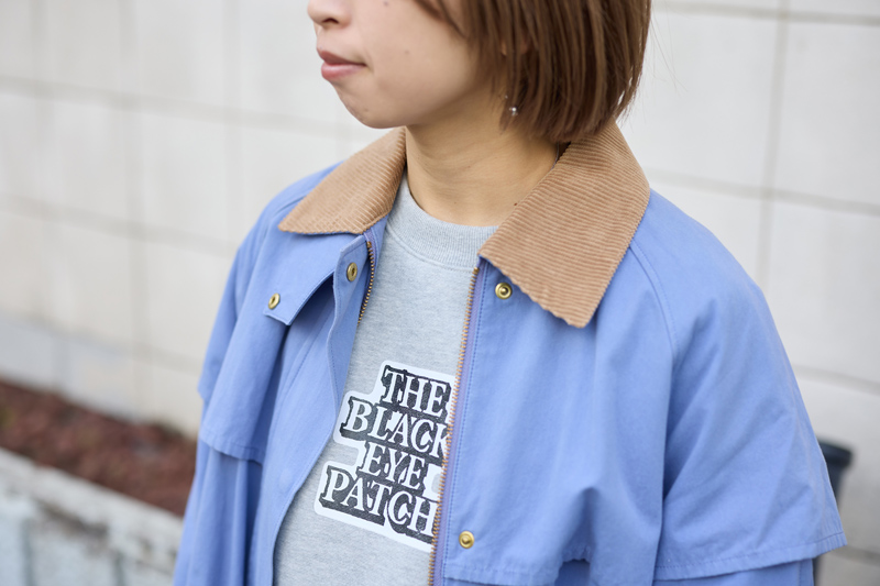 ブルゾン　ロク　スウェット　ブラックアイパッチ