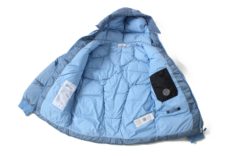 “Nylon Metal Hooded Down Jacket”