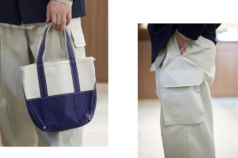 バッグ　エルエルビーン　パンツ　ブラームス