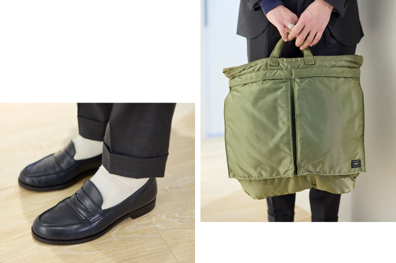 パンツ　ジャランスリウァヤ　バッグ　ポーター