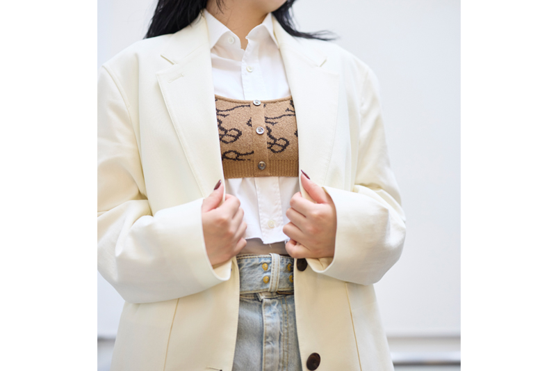 ジャケット　スタジオニコルソン　ニット　ロク　シャツ　オムガールズ