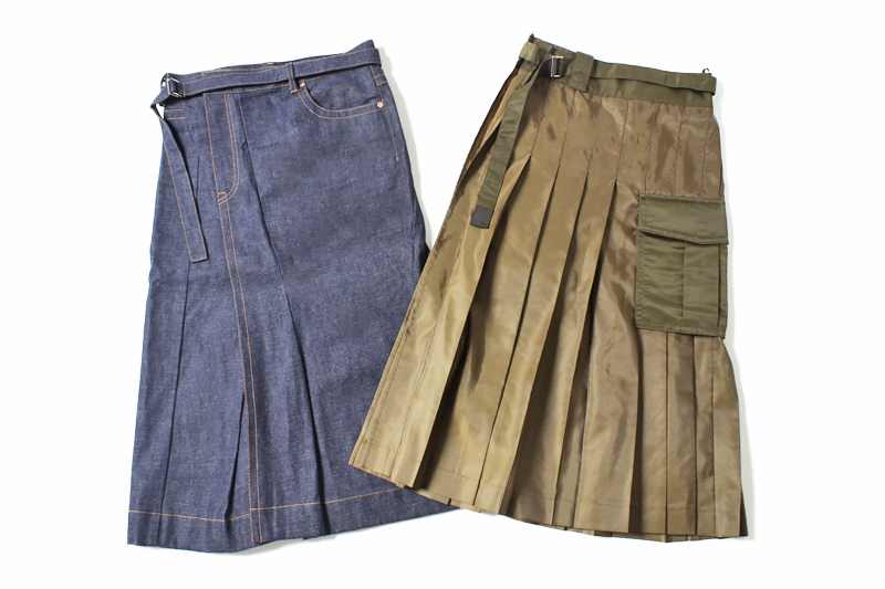 ［sacai］のスカート