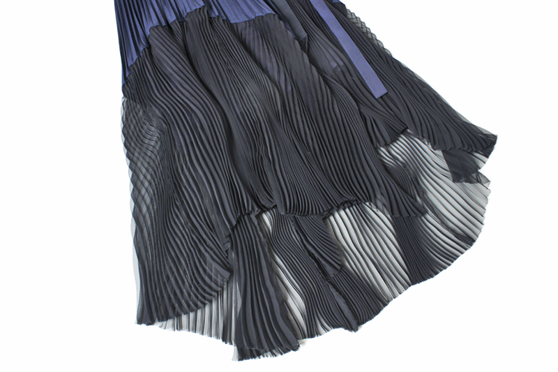 プリーツラップスカート