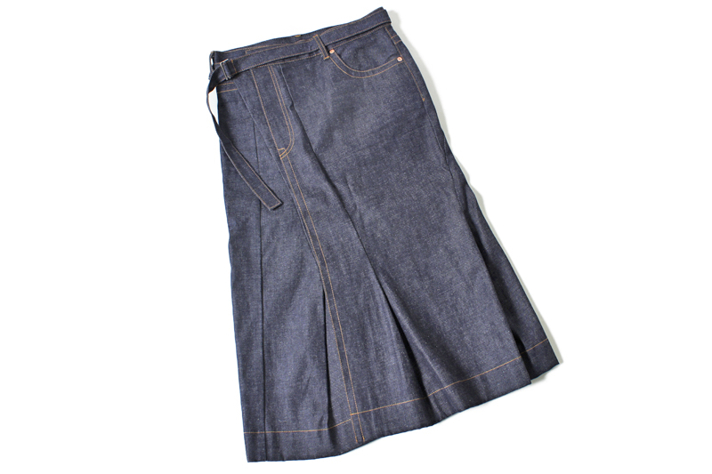 再構築デニムスカート