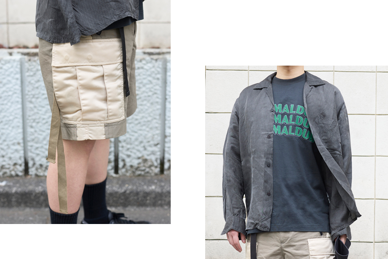 ショートパンツ　サカイ　シャツ　キャプテンサンシャイン　Tシャツ　ブラームス